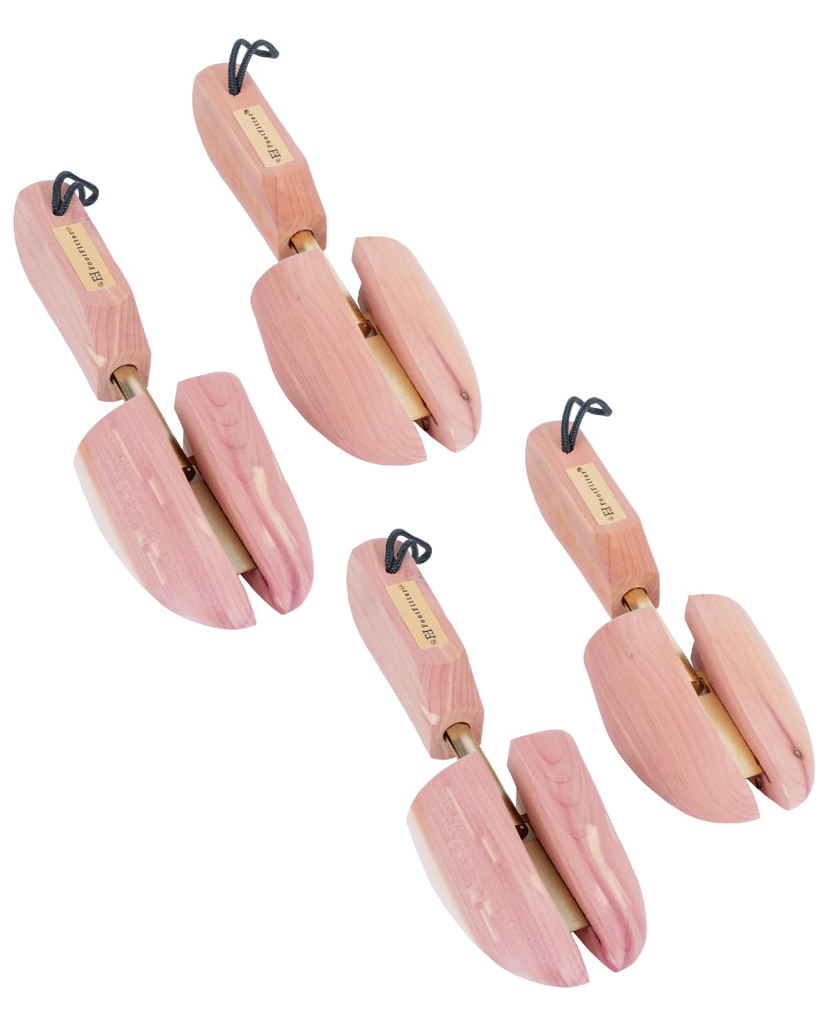 FootFitter Men's Compact Adjustable Split-Toe Cedar Shoe Trees product photo 6