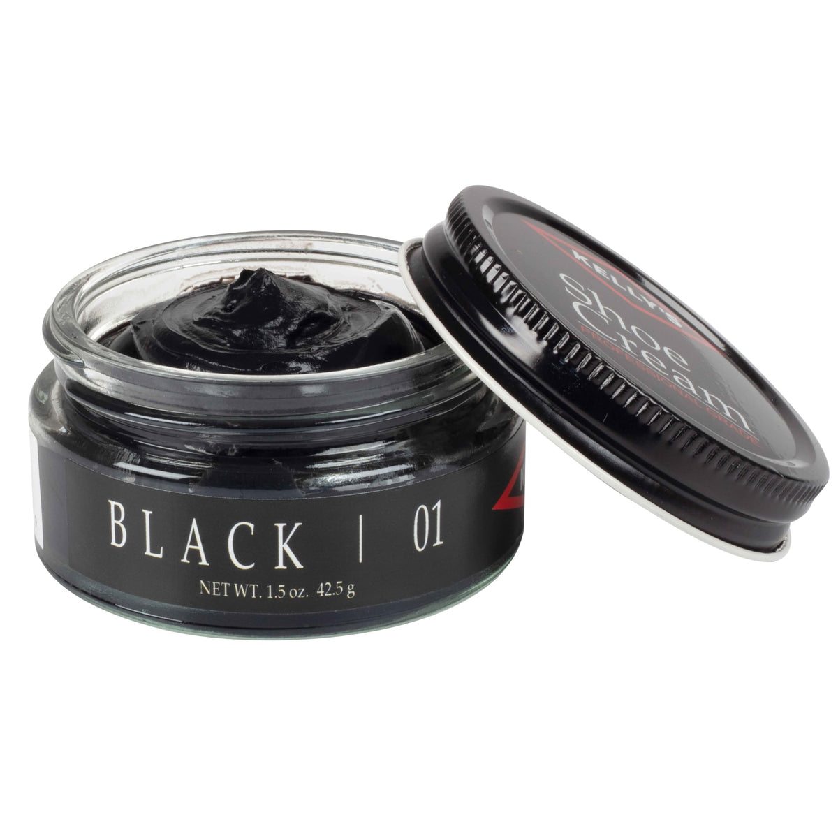 Kelly's Black Shoe Polish Leather Cream, 1.5 oz product photo 1