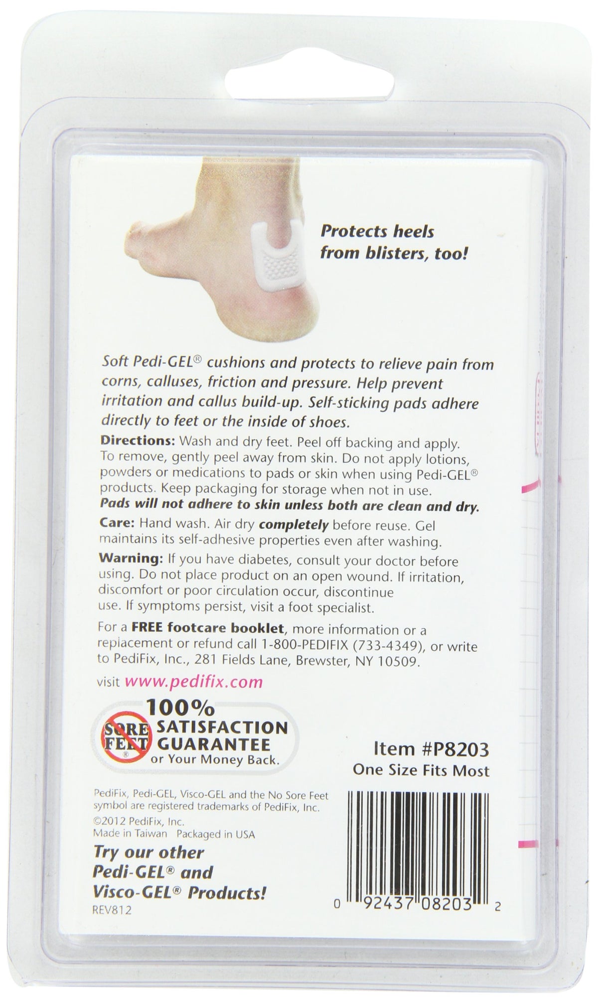 Gel Callus Pads, 2-Count By Pedefix