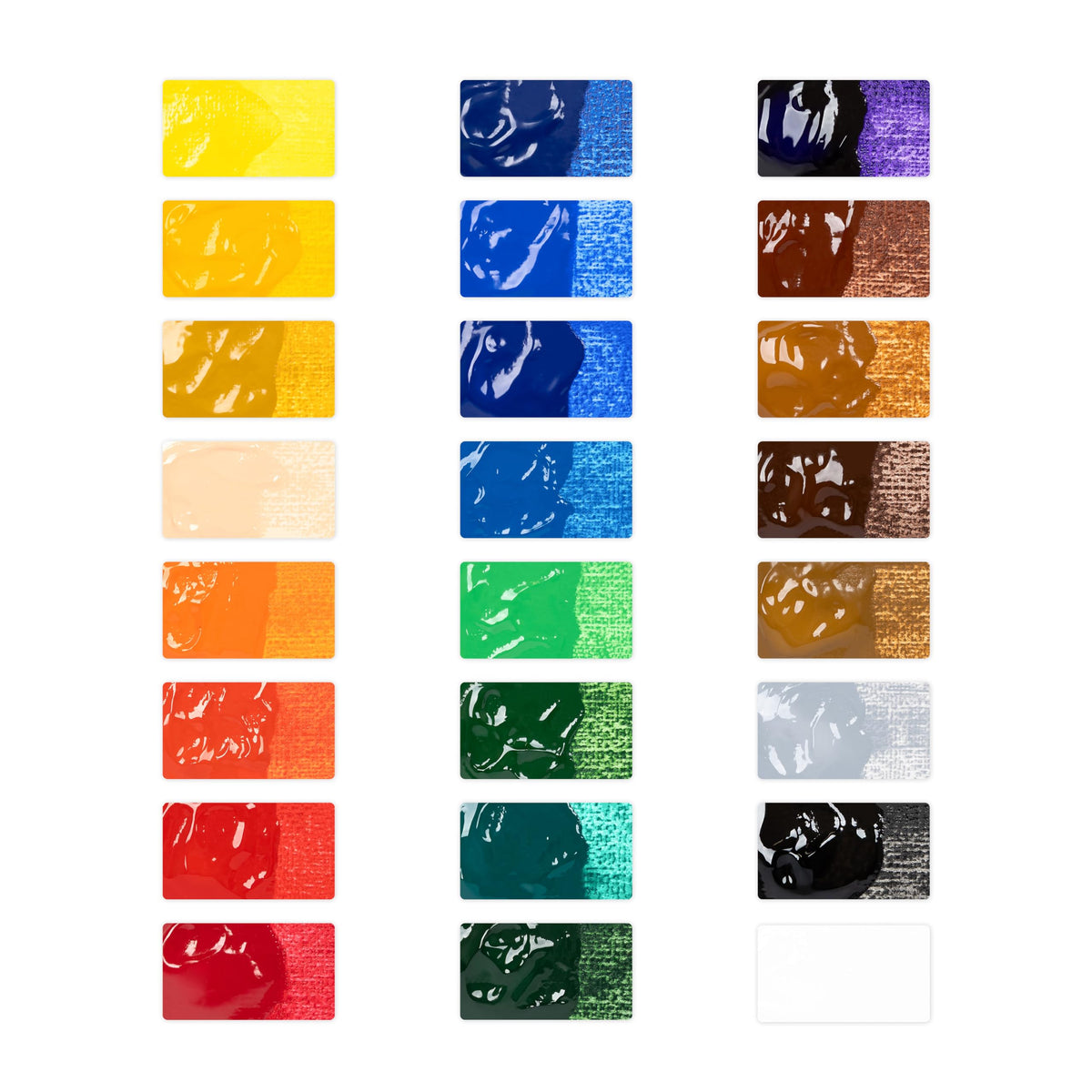 Castle Art Supplies Acrylic Paint Set, 24 x 12ml
