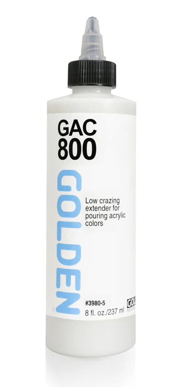 8 Oz Acrylic Series Gac 800 Paint Bottle, Medium by Golden