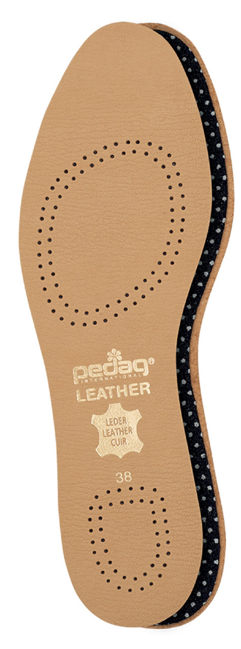 Pedag Leather - Flat Insole with Anti-Odor Activated Charcoal