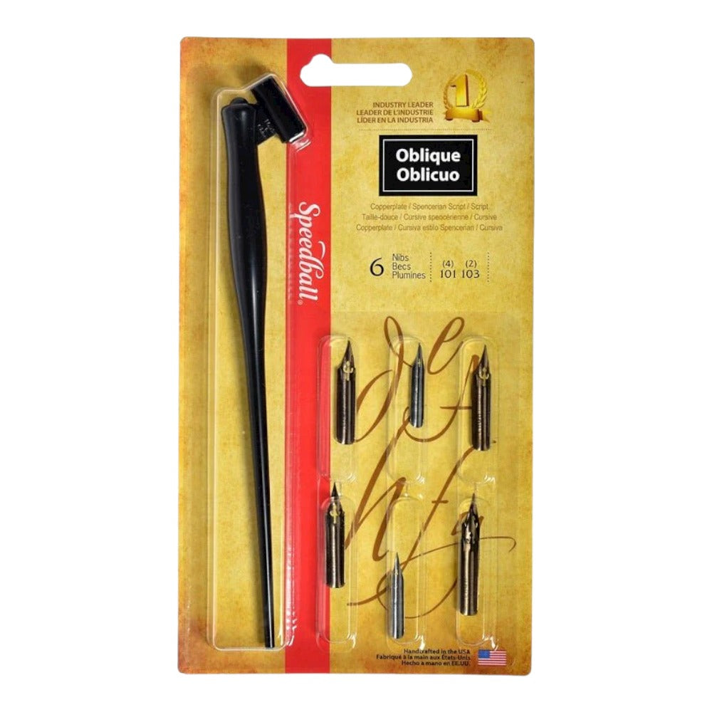 Speedball Oblique Pen Set