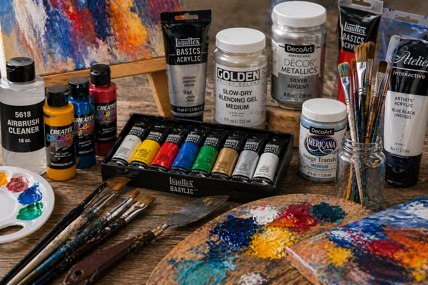 Premium Acrylic Paints & Creative Supplies