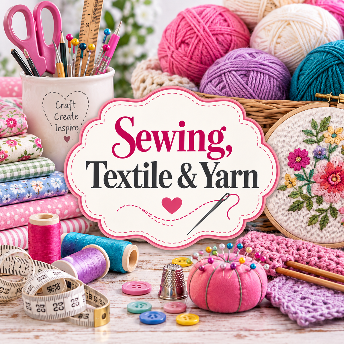 Sewing, Textile & Yarn