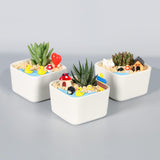 123 Pcs Fairy Garden Accessories Outdoor, Miniature Figurines, Decorations, Kit for Terrarium Supplies DIY Craft Decor