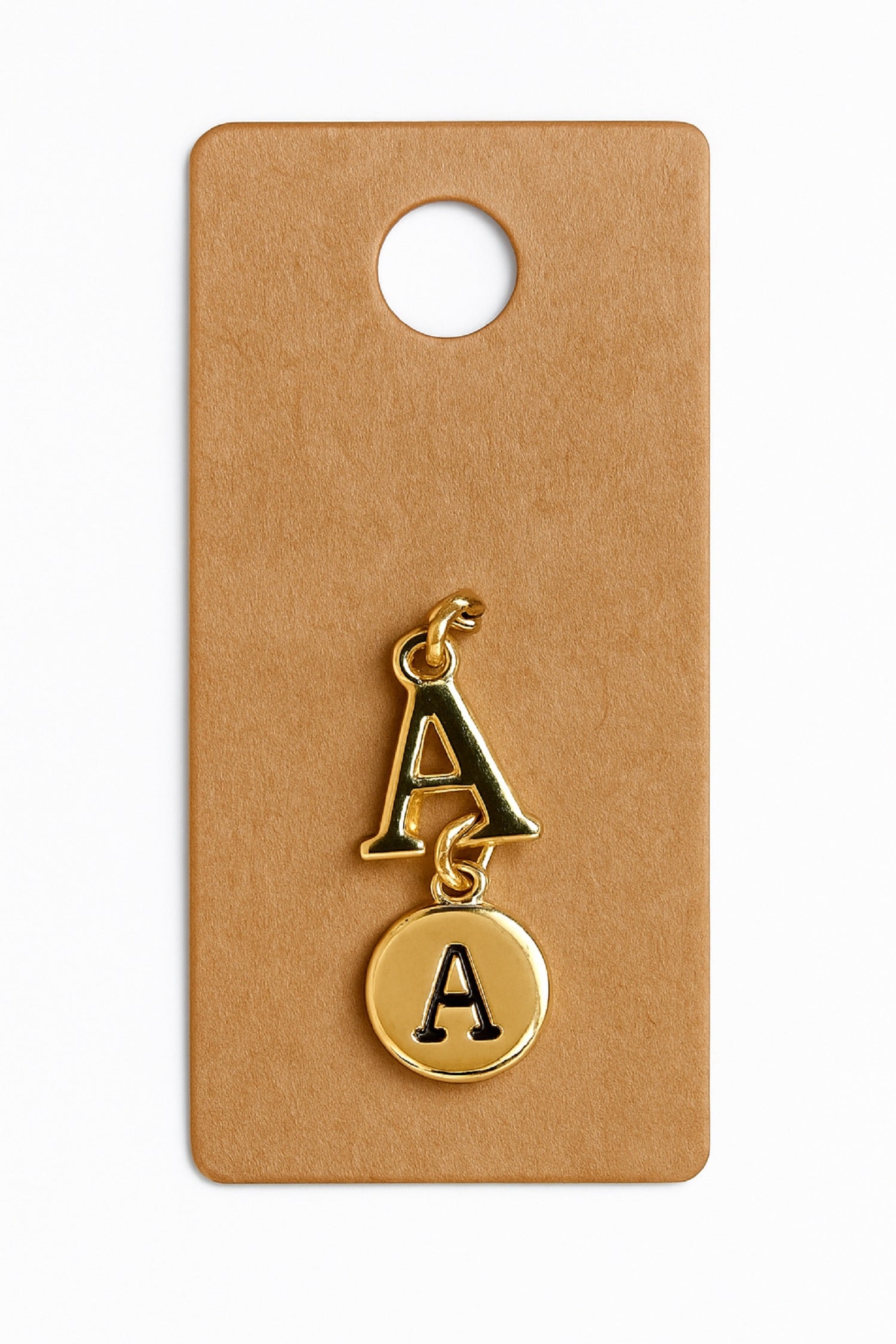 14K Gold Plated Initial Letter Charm Set – 2 pc | Charmalong  by Bead Landing