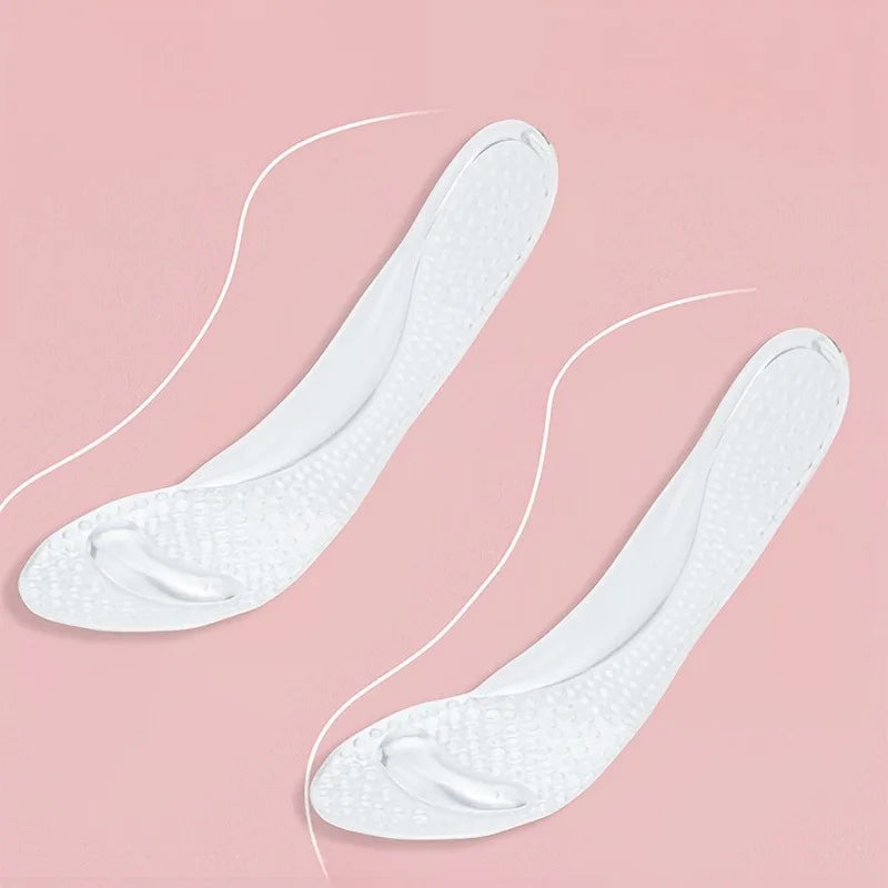 Gel Arch Support Insoles | Non-Slip Shock-Absorbing Inserts with Half-Size Fit, Comfortable Shoe Pads for Women’S Sandals & High