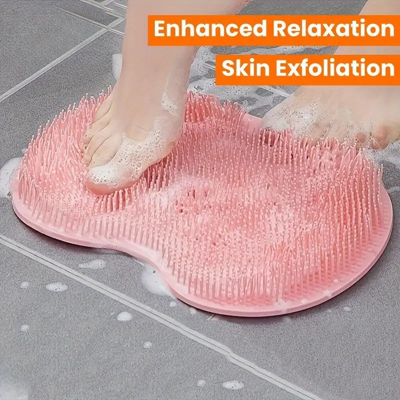 1pc Pink Bath Tub Massage Mat