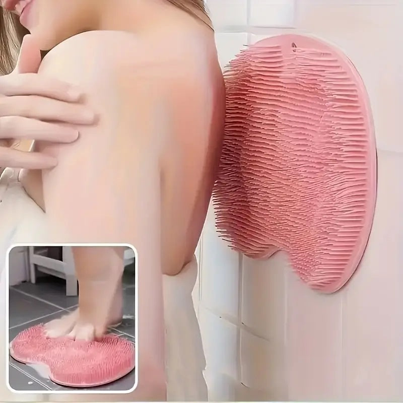 1pc Pink Bath Tub Massage Mat