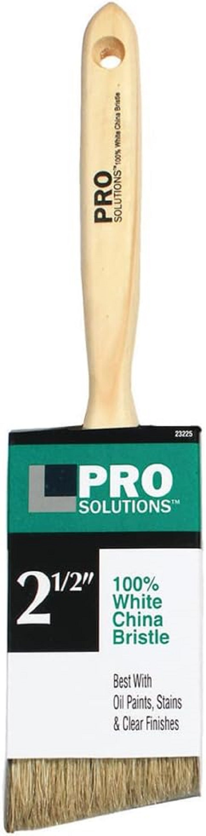 Pro Solutions White China Bristle Angle Sash Paint Brush