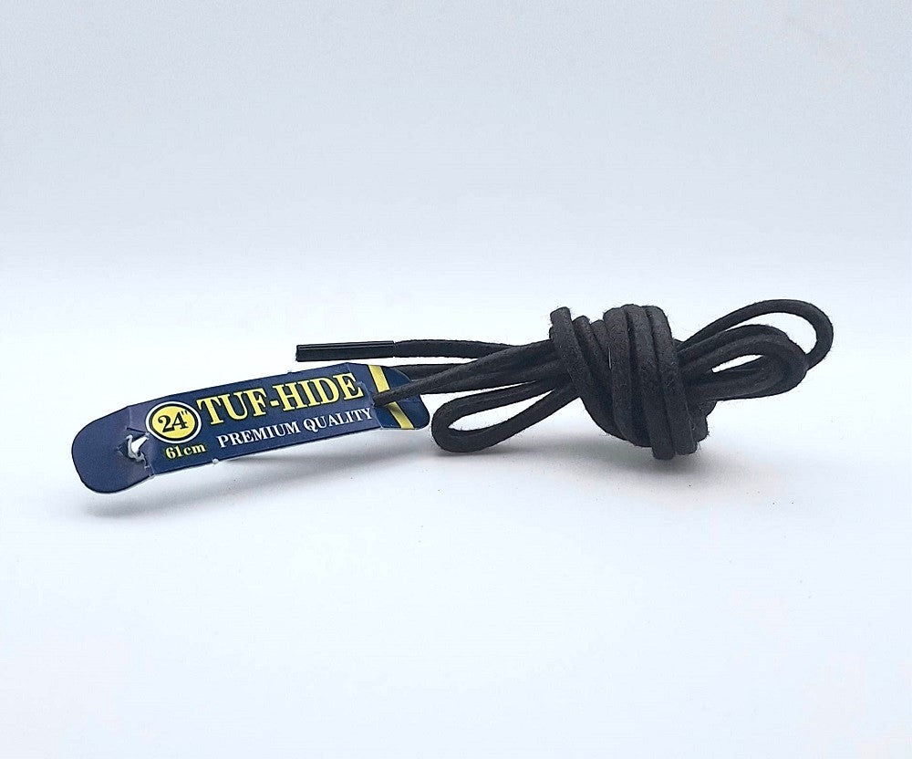 Waxed Cotton TUF-Hide Laces 2 pairs