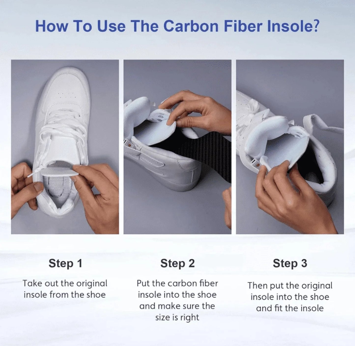 Morton'S Extension Orthosis, Carbon Fibre Insole, 1 Pair, 1.5Mm Thick, Very Rigid Foot Support Stiffening Plate, for Hallux Limitus/Rigidus，Turf Toe, Arthritis, 26.5Cm
