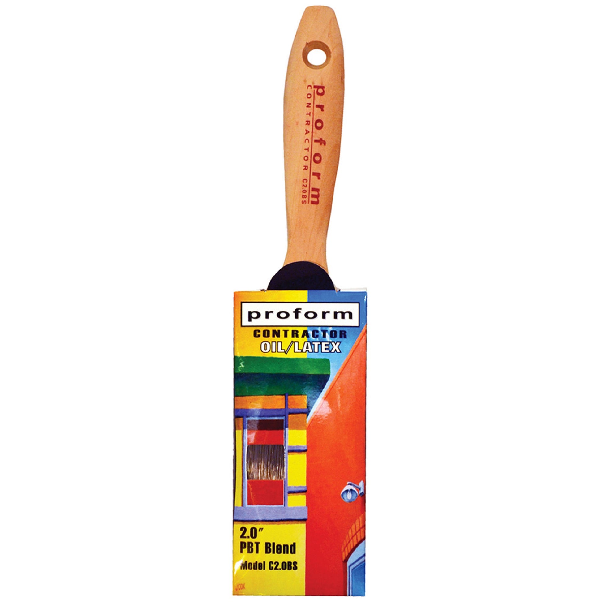 2" Proform C2.0BS 70/30 Blend Straight Cut Paint Brush