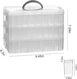 Diamond Painting Storage Container, 240 Grids, Bead Organizer for Art Supplies, Jewelry Craft Storage Box