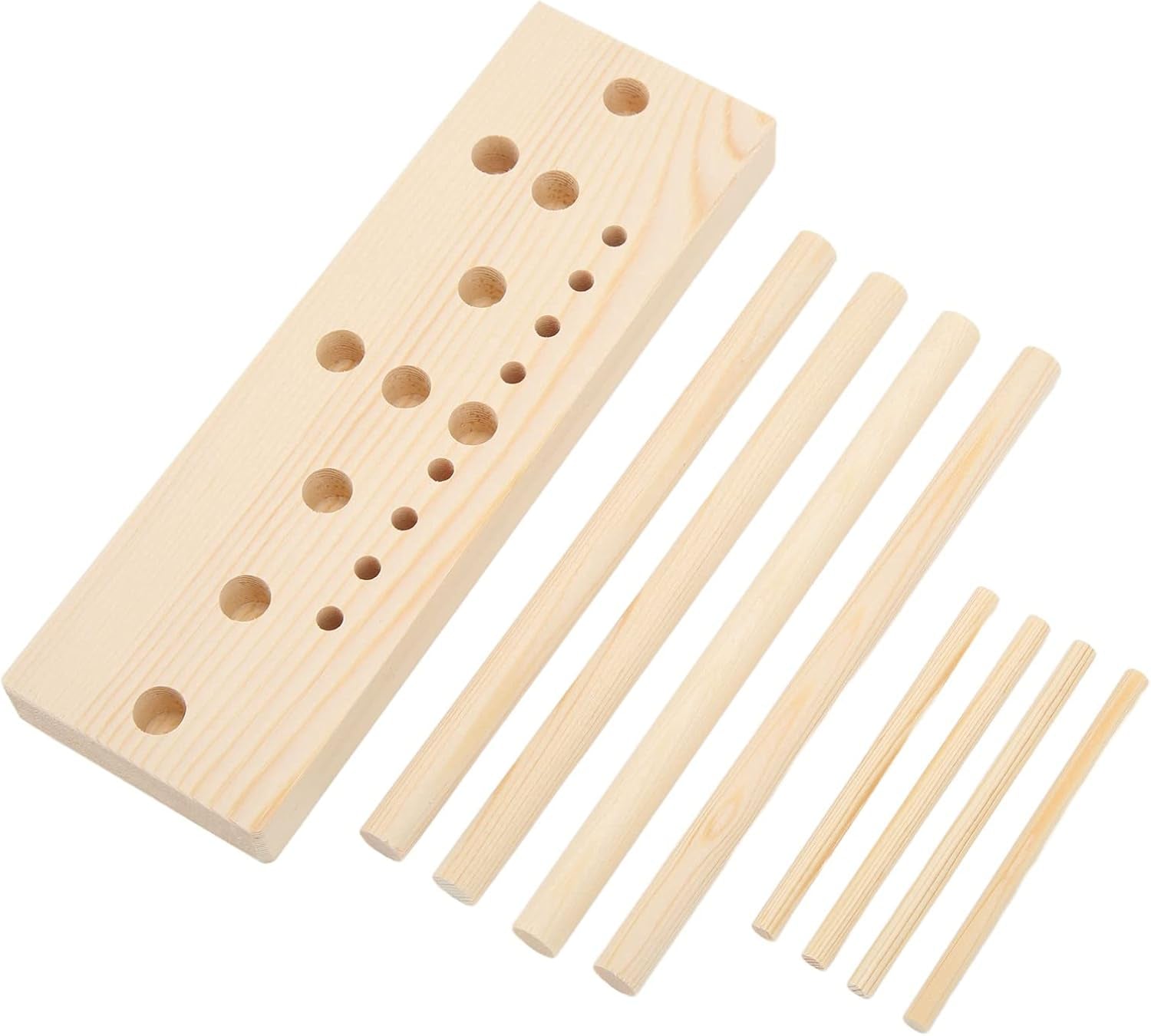 Bow Maker Tool, Bow Making Kit for Ribbon for Wreaths, Wreath Making Supplies with Wooden Board Sticks for Making Bows Crafts Party Decorations