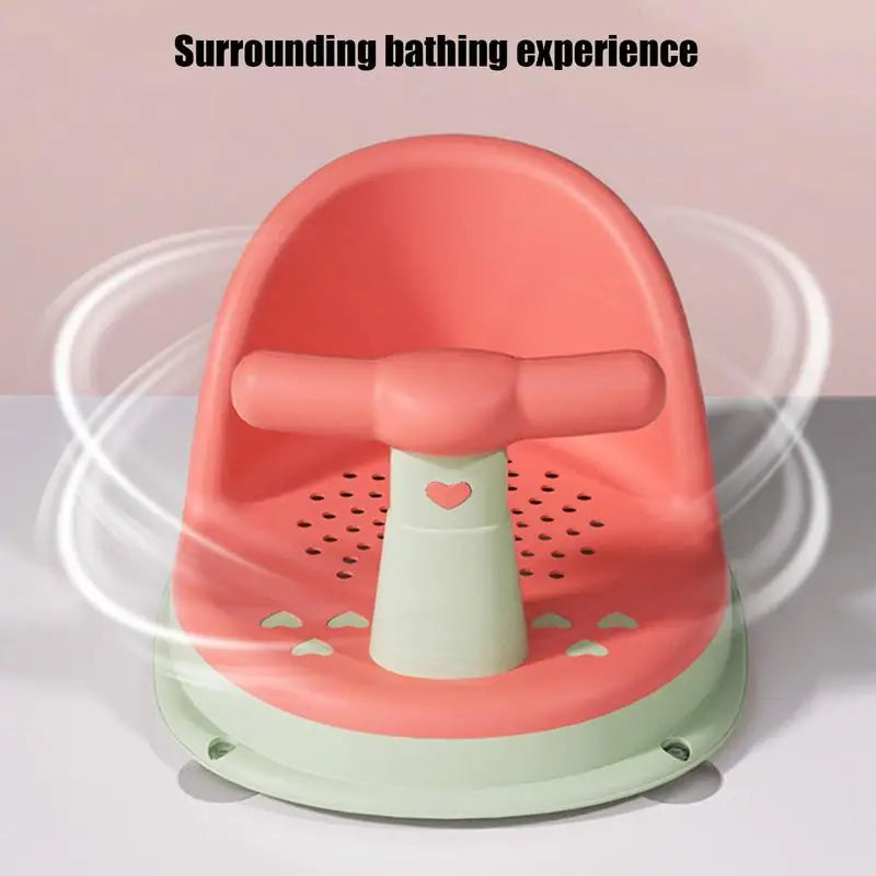 Baby Shower Chair Non Slip Infants Bath Seat Stool Adjustable Child Seat Baby Bathtub Toddler Shower Supplies Bath Accessories