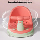 Baby Shower Chair Non Slip Infants Bath Seat Stool Adjustable Child Seat Baby Bathtub Toddler Shower Supplies Bath Accessories