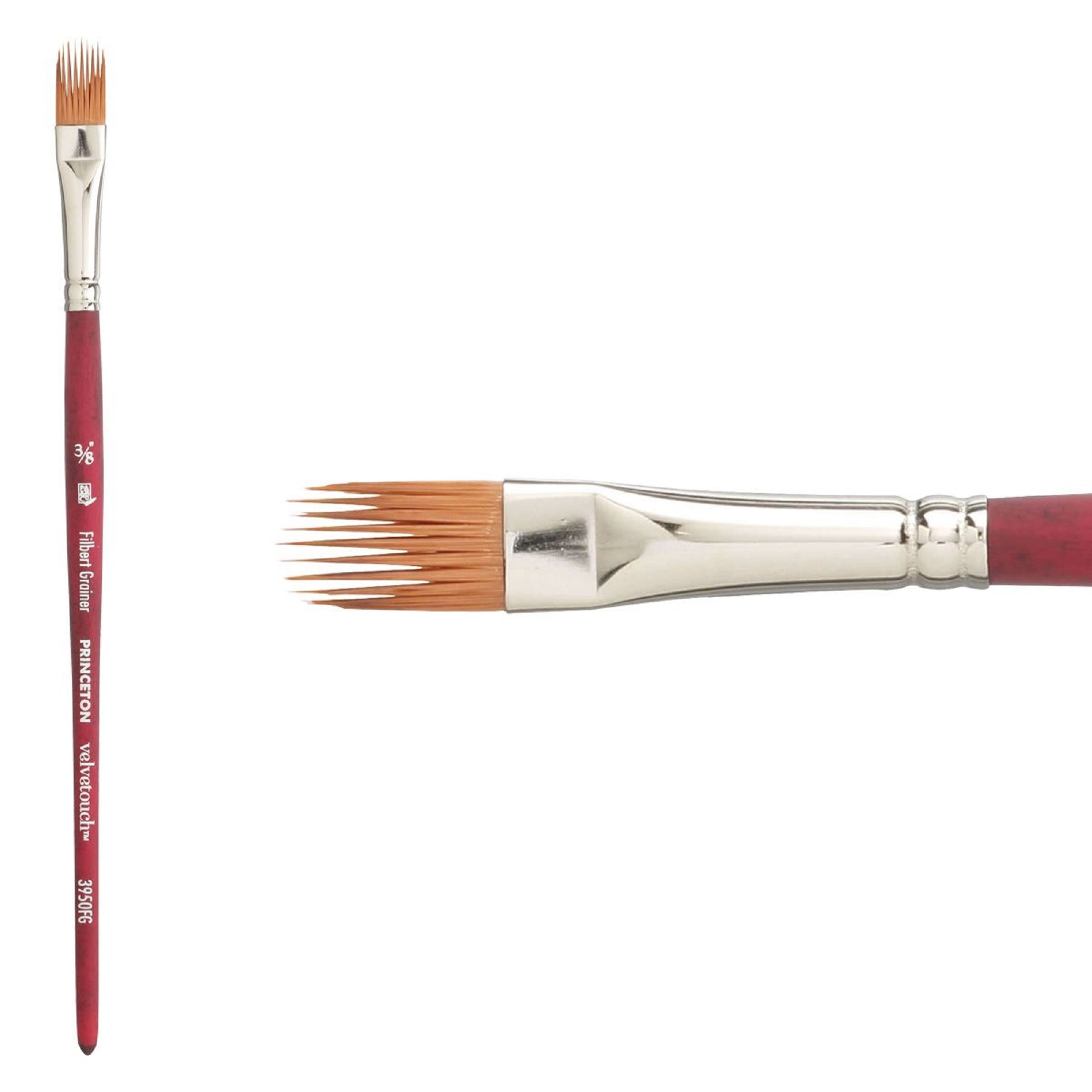 Series 3950 Synthetic Blend Brush 3/8" Filber by Princeton Velvetouch