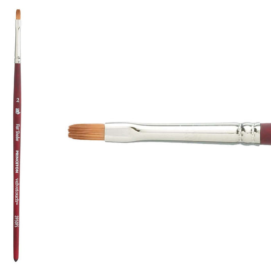 Series 3950 Synthetic Blend Brush #2 Flat Shader