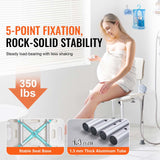 Shower Chair, Height-Adaptable Bath Seat, Non-Slip Bathroom Stool for Shower or Bathtub, Ideal for Seniors, Disabled, and Individuals with Limited Mobility, Supports up to 350 Lbs