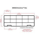 ArtBin 3900AB Solutions Extra Long Box, Clear, Clear