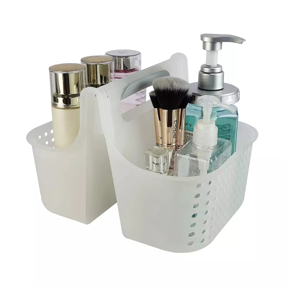 J&V TEXTILES Portable Shower Caddy, room Organizer Basket, Perfect Size for Dorm/College, Plastic  Tote, Dries Quickly with Drainage Holes