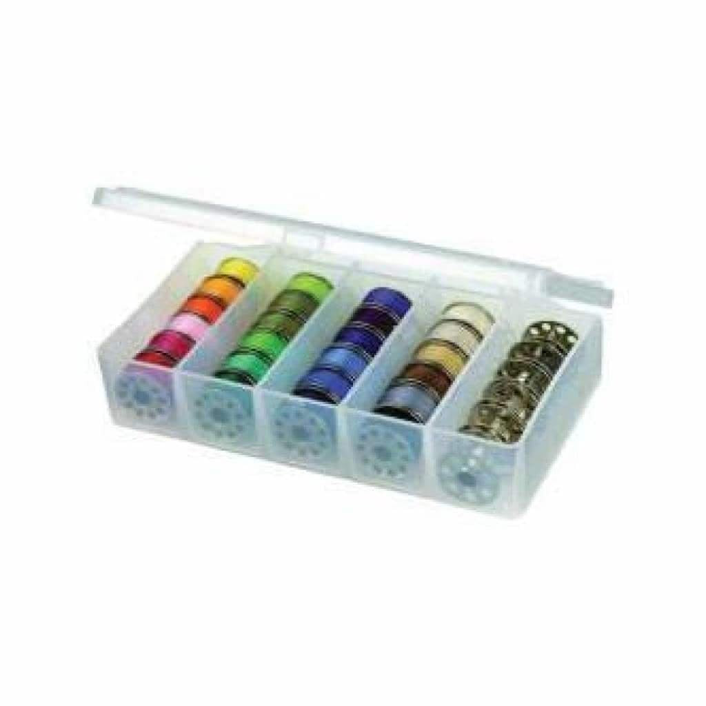 ArtBin Sew-lutions Bobbin and Supply Box, Clear, Clear