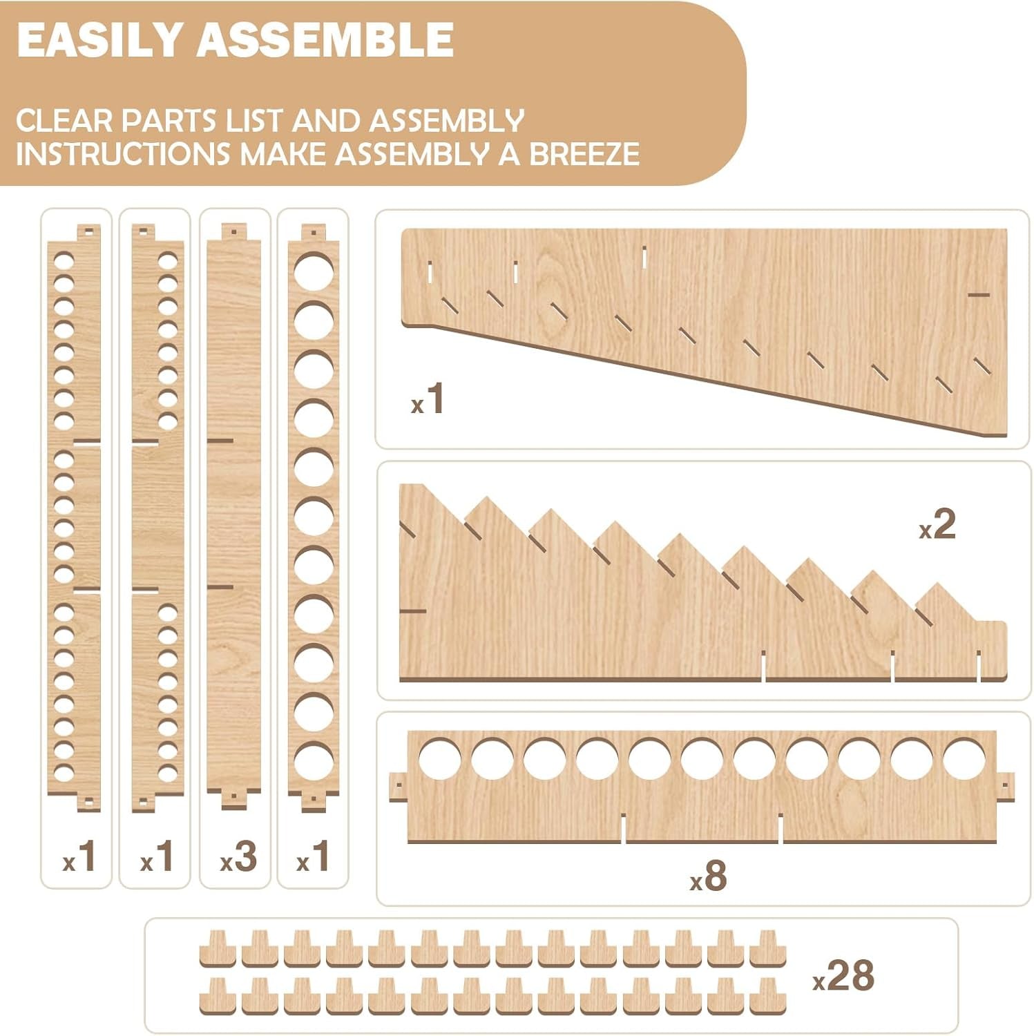 Extra Large Wooden 9-Tiers 99 Bottles' Capacity Wooden Paint Organizer & Paint Brush Rack for Acrylic OIL Craft Hobby Mini Model Painting Organizer for Artists (Vertical)