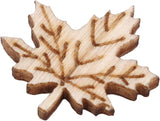 100 Pcs Unfinished Wooden Flower Wood Slice, Craft Supplies, Arts Crafting Accessories, DIY Craft Supplies, Leaf Pattern Wood Cutouts Pieces, Mini Wooden Handmade Decoration