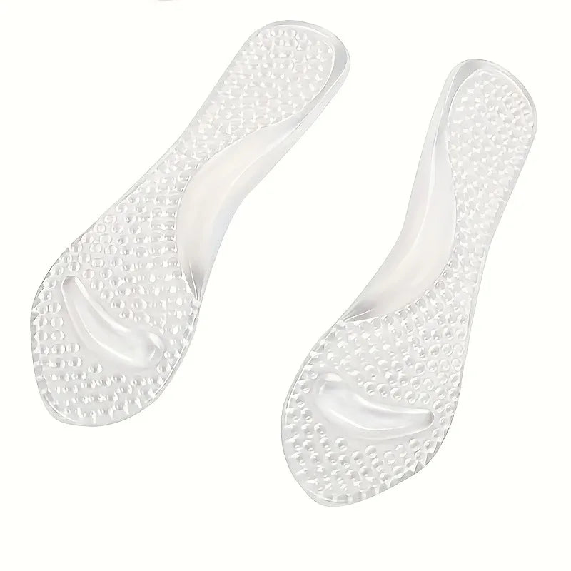Gel Arch Support Insoles | Non-Slip Shock-Absorbing Inserts with Half-Size Fit, Comfortable Shoe Pads for Women’S Sandals & High