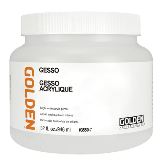 GOLDEN Acrylic Gesso, 32 oz