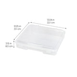 IRIS USA Thick Hobby Case, 6-Pack, Clear, 6 cases