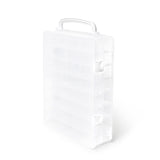 Dritz Double-Sided Thread Box, 48 Compartments, Clear, Clear