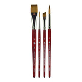 Princeton Velvetouch Series 3950 Mixed-Media Brush Set – 4 Pieces