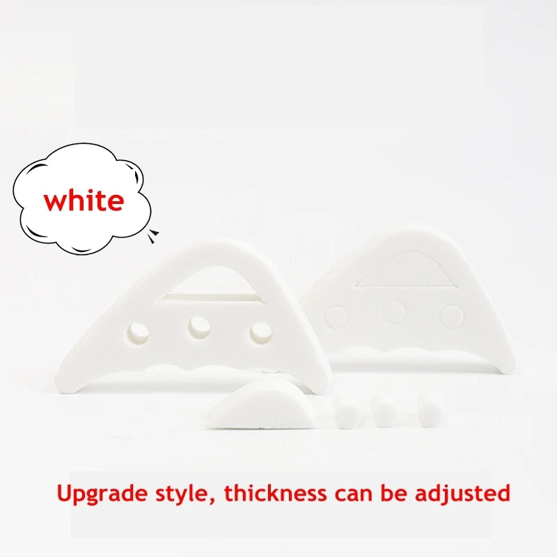 Toe Plug Soft Half Insoles Reusable Toe Sponge Filler Inserts for Shoes Adjustable Too Big Foot Brace Pads Unisex Shoe Inserts