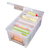 ArtBin Semi Satchel with 3 Dividers, Clear, Clear