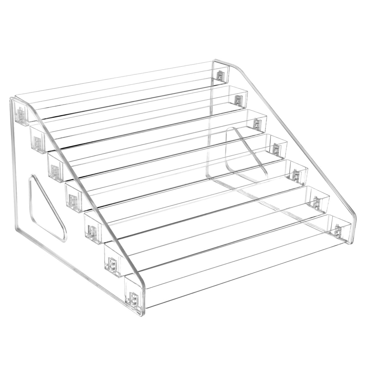 Vowcarol 7-Tier Clear Paint Bottle Rack, 7 tiers