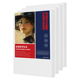 HANSILK Stretched Canvas, 12x16 in, 4-Pack