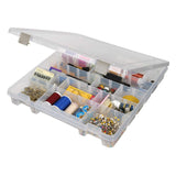 ArtBin Super Satchel Slim with 20 Dividers, Clear, Clear