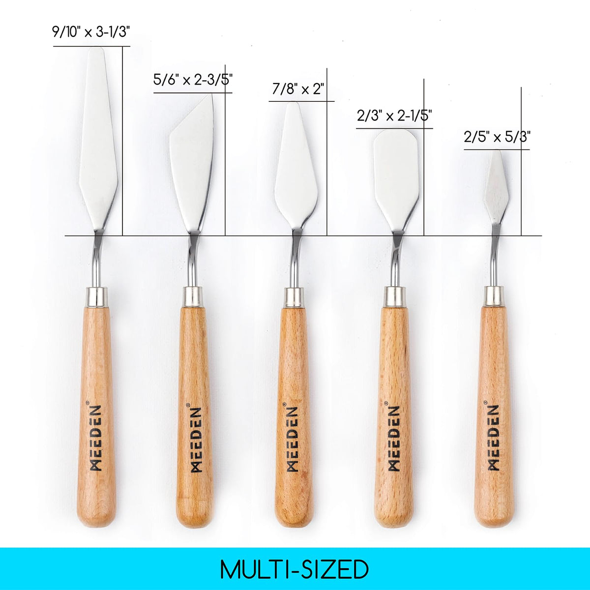 MEEDEN Palette Knife Set, 5 Pieces