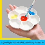 MEEDEN Ceramic 7-Well Paint Palette
