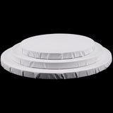 ZEONHAK Round Stretched Canvas 8/10/12 in, 9-Pack