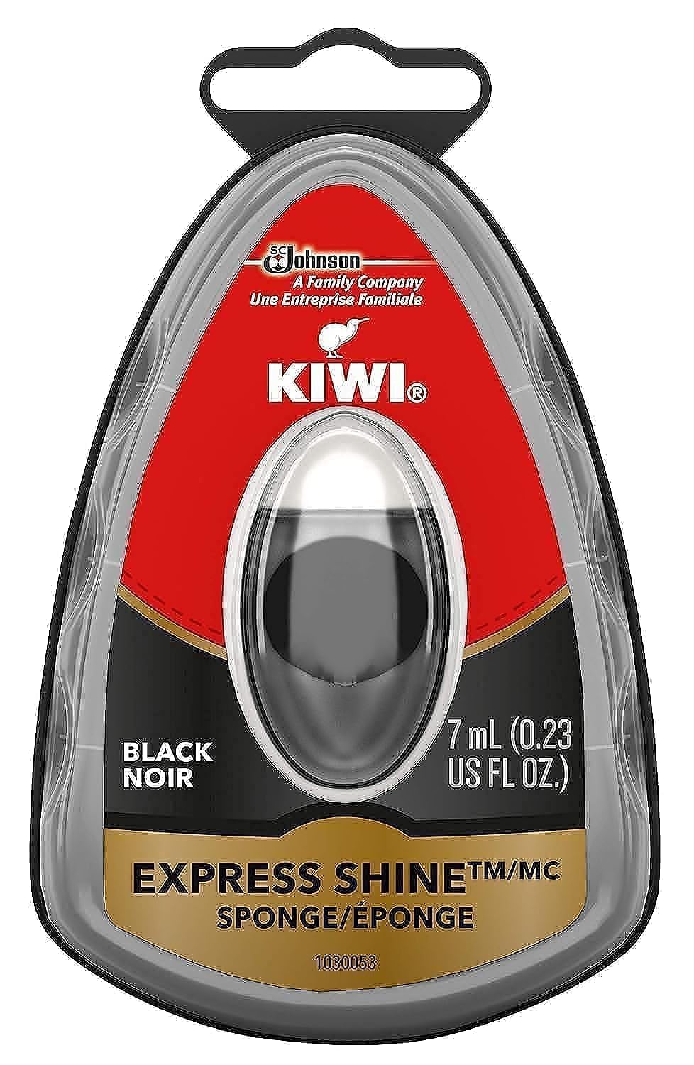 KIWI Express Shine Instant Sponge, Black, 0.23 fl oz product photo 1