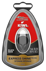 KIWI Express Shine Instant Sponge, Black, 0.23 fl oz product photo 1