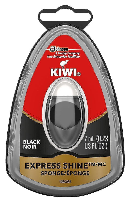 KIWI Express Shine Instant Sponge, Black, 0.23 fl oz product photo 1