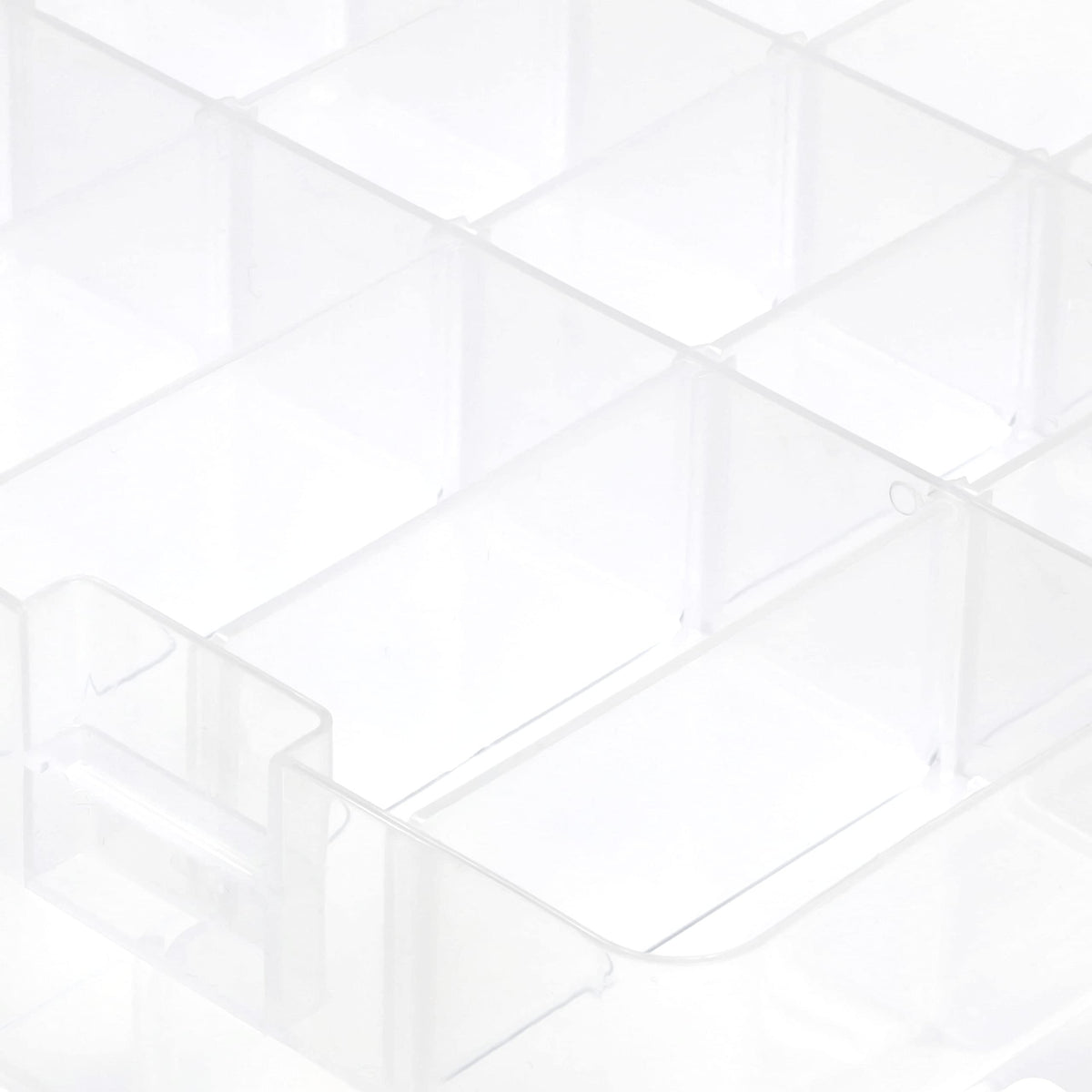 Dritz Double-Sided Thread Box, 48 Compartments, Clear, Clear