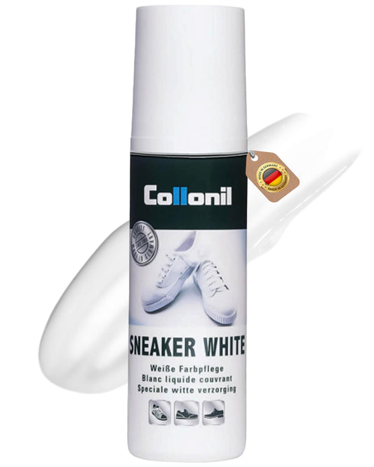 Collonil Sneaker White Liquid Cream with Sponge, 3.38 oz product photo 1