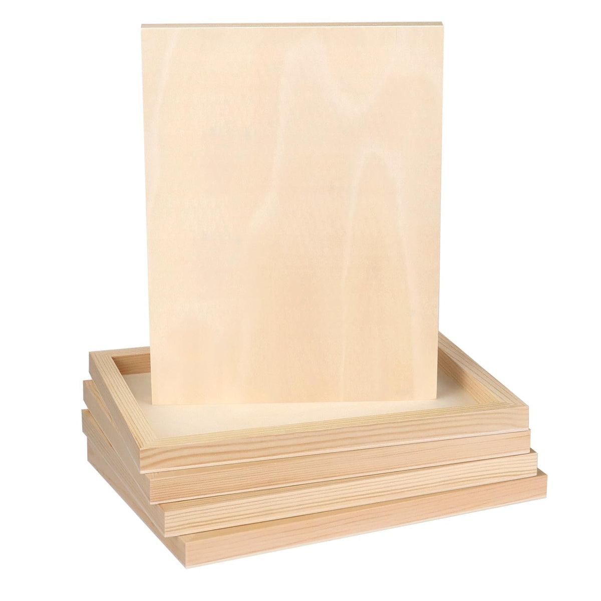FSWCCK Wood Panel Boards, 4x12 in, 5-Pack