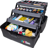 ArtBin 3-Tray Art Supply Box with Handle, 1 box